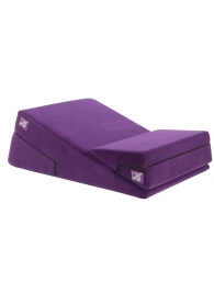 Фиолетовая подушка для секса из двух частей  Liberator Wedge/Ramp Combo - Liberator - купить с доставкой в Нижнем Новгороде