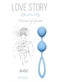 Голубые вагинальные шарики Diaries of a Geisha - Lola Games