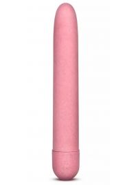 Розовый биоразлагаемый вибратор Eco - 17,8 см. - Blush Novelties
