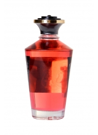 Массажное интимное масло с ароматом клубничного вина - 100 мл. - Shunga - купить с доставкой в Нижнем Новгороде