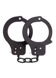 Чёрные наручники из листового металла BONDX METAL CUFFS BLACK - Dream Toys - купить с доставкой в Нижнем Новгороде