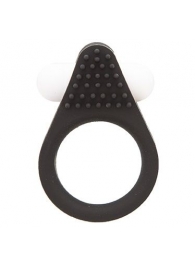 Чёрное эрекционное кольцо LIT-UP SILICONE STIMU RING 1 BLACK - Dream Toys - в Нижнем Новгороде купить с доставкой