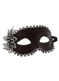 Карнавальная маска с цветком Venetian Eye Mask - Blush Novelties купить с доставкой