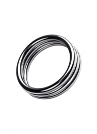 Метаkлическое эрекционное кольцо с рёбрышками размера L - ToyFa - #SOTBIT_REGIONS_UF_V_REGION_NAME# купить с доставкой