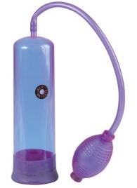 Фиолетовая вакуумная помпа E-Z Pump - California Exotic Novelties - в Нижнем Новгороде купить с доставкой