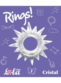 Прозрачное эрекционное кольцо Rings Cristal - Lola Games - в Нижнем Новгороде купить с доставкой