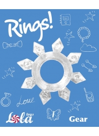 Прозрачное эрекционное кольцо Rings Gear - Lola Games - в Нижнем Новгороде купить с доставкой