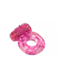 Розовое эрекционное кольцо с вибрацией Rings Axle-pin - Lola Games - в Нижнем Новгороде купить с доставкой