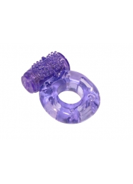 Фиолетовое эрекционное кольцо с вибрацией Rings Axle-pin - Lola Games - в Нижнем Новгороде купить с доставкой