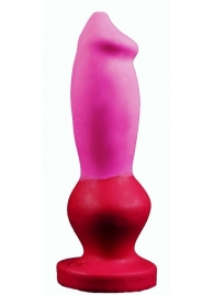 Розово-красный фаллоимитатор  Стаффорд medium  - 24 см. - Erasexa - купить с доставкой в Нижнем Новгороде