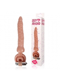 Телесная насадка на член Sexy Friend для двойного проникновения - 18 см. - Bior toys - купить с доставкой в Нижнем Новгороде