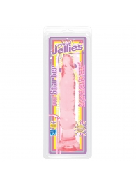 Розовый анальный стимулятор Crystal Jellies 6  Anal Starter - 11,9 см. - Doc Johnson