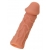 Телесная реалистичная насадка KOKOS Extreme Sleeve 05 с дополнительной стимуляцией - 12,7 см. - KOKOS - в Нижнем Новгороде купить с доставкой
