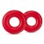 Набор из 2 красных эрекционных колец DONUT RINGS OVERSIZED - Blush Novelties - в Нижнем Новгороде купить с доставкой