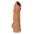 Телесная насадка с пупырышками и открытой головкой Nude Sleeve L - 14 см. - KOKOS - в Нижнем Новгороде купить с доставкой