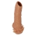 Телесная насадка с усиками и открытой головкой Nude Sleeve M - 12 см. - KOKOS - в Нижнем Новгороде купить с доставкой