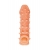 Телесная закрытая насадка с пупырышками Cock Sleeve Size M - 15,6 см. - KOKOS - в Нижнем Новгороде купить с доставкой