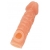 Телесная закрытая насадка с шершавой головкой Cock Sleeve Size L - 17,6 см. - KOKOS - в Нижнем Новгороде купить с доставкой