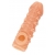 Телесная закрытая насадка с пучками шишечек Cock Sleeve Size L - 17,6 см. - KOKOS - в Нижнем Новгороде купить с доставкой