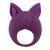 Фиолетовое перезаряжаемое эрекционное кольцо Kitten Kiki - Lola Games - в Нижнем Новгороде купить с доставкой