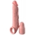 Телесная насадка-удлинитель 2 Inch Silicone X-tension with Strap - 20,3 см. - Pipedream - в Нижнем Новгороде купить с доставкой