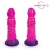 Розовый рельефный фантазийный фаллоимитатор - 20 см. - Bior toys - купить с доставкой в Нижнем Новгороде