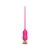 Розовый тонкий стимулятор Nipple Vibrator - 23 см. - I-MOON - купить с доставкой в Нижнем Новгороде