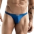 Синие мужские трусы-тонги Clever Cactus Thong - Clever Masculine Underwear купить с доставкой