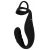 Черное эрекционное кольцо со стимуляцией промежности и анальной пробкой Cock Ring with RC Prostate Plug - Orion - в Нижнем Новгороде купить с доставкой