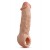 Телесная насадка-удлинитель Intrepid 9.25 Inch Realistic Penis Extender Sleeve - 23,5 см. - Blush Novelties - в Нижнем Новгороде купить с доставкой
