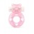 Розовое эрекционное виброкольцо в форме мишки - 1137 - в Нижнем Новгороде купить с доставкой
