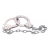 Наручники из металла с длинной цепочкой CHROME HANDCUFFS METAL HANDCUFFS W. KEY - NMC - купить с доставкой в Нижнем Новгороде