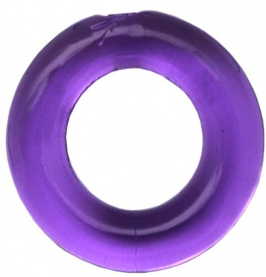 Фиолетовое гладкое эрекционное кольцо - Play Star - в Нижнем Новгороде купить с доставкой