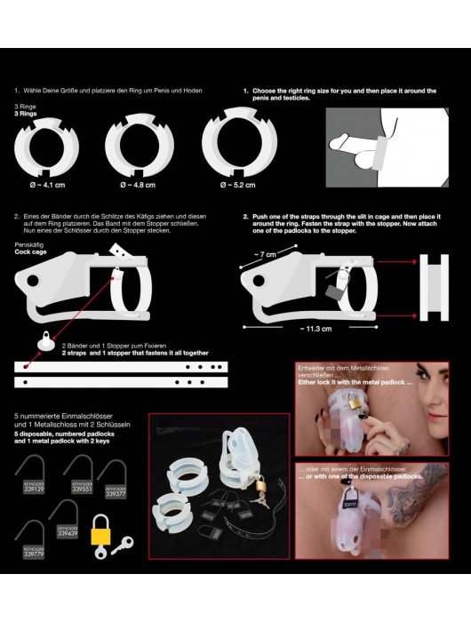 Набор для мужского пояса верности Cock Cage Set - Orion - купить с доставкой в Нижнем Новгороде