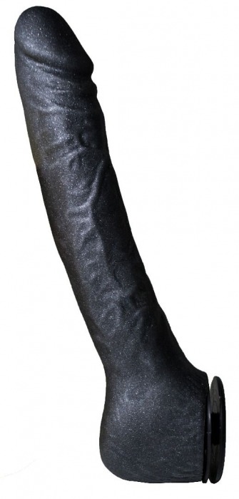 Чёрная фаллическая насадка BLACK BENT 3 - 18 см. - LOVETOY (А-Полимер) - купить с доставкой в Нижнем Новгороде