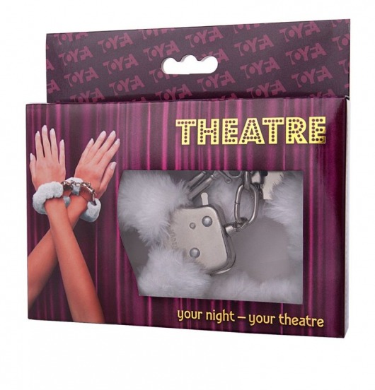 Наручники с белой меховой опушкой - ToyFa - купить с доставкой в Нижнем Новгороде