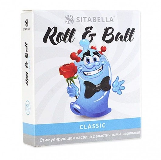 стимулирующий презерватив-насадка Roll   Ball Classic - Sitabella - купить с доставкой в Нижнем Новгороде