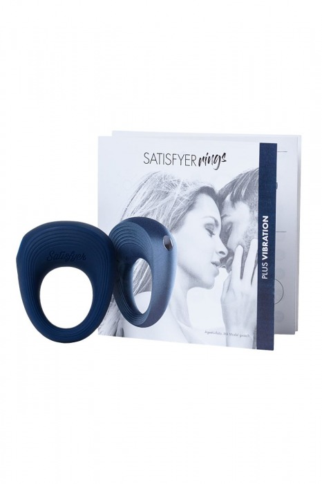 Синее эрекционное кольцо на пенис Satisfyer Ring 2 - Satisfyer - в Нижнем Новгороде купить с доставкой