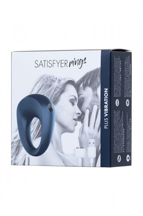 Синее эрекционное кольцо на пенис Satisfyer Ring 2 - Satisfyer - в Нижнем Новгороде купить с доставкой