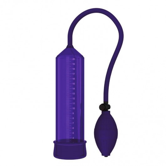 Фиолетовая вакуумная помпа - 25 см. - Rubber Tech Ltd - в Нижнем Новгороде купить с доставкой