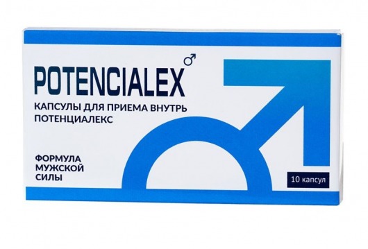 Средство для мужчин Potencialex - 10 капсул - Капиталпродукт - купить с доставкой в Нижнем Новгороде