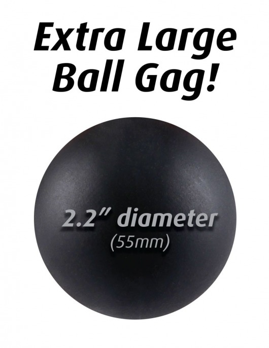 Большой кляп-шарик Extreme Ball Gag - Pipedream - купить с доставкой в Нижнем Новгороде