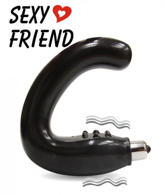 Вибростимулятор простаты Sexy Friend черного цвета - Bior toys - в Нижнем Новгороде купить с доставкой