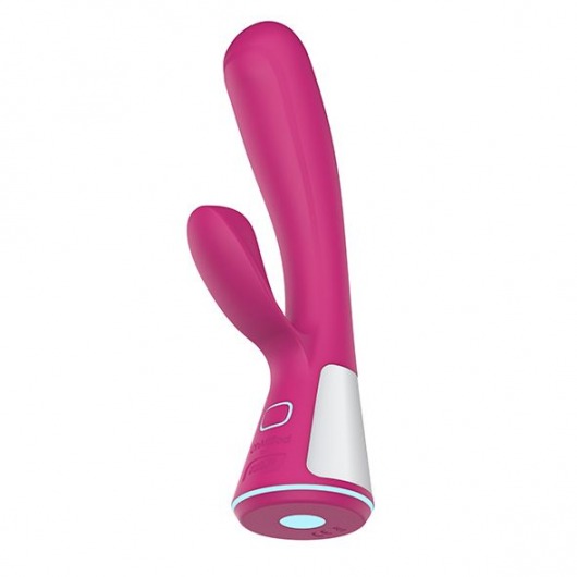 Розовый интерактивный вибратор Kiiroo Ohmibod Fuse - 18 см. - Kiiroo