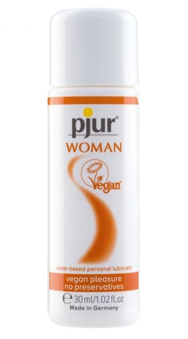 Лубрикант pjur WOMAN Vegan на водной основе - 30 мл. - Pjur - купить с доставкой в Нижнем Новгороде