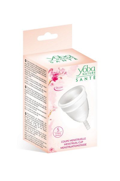 Белая менструальная чаша Yoba Nature Coupe - размер S - Yoba - купить с доставкой в Нижнем Новгороде