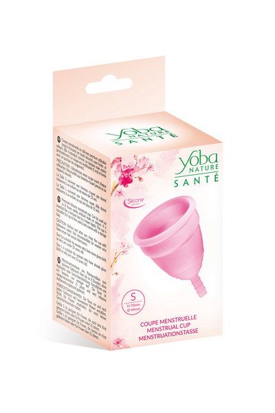 Розовая менструальная чаша Yoba Nature Coupe - размер S - Yoba - купить с доставкой в Нижнем Новгороде