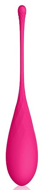 Розовый тяжелый вагинальный шарик со шнурком - Bior toys