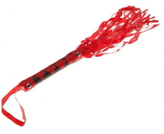 Красно-черная плеть с ромбами на ручке - 42 см. - Сима-Ленд - купить с доставкой в Нижнем Новгороде