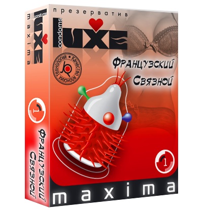 Презерватив LUXE Maxima  Французский связной  - 1 шт. - Luxe - купить с доставкой в Нижнем Новгороде